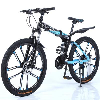 China Steel Cheap Price Adult Unisex Cycling All Terrain 27 Speed ​​Folding 24 26 Inch Off Road City Bike Velo Bicicletas Mountain Bike for sale