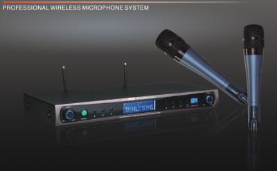 China SA-980 UHF Professional Dual Channels Wireless Microphone System for sale