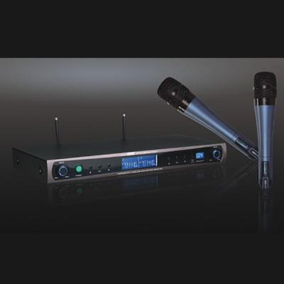 China SA-980 UHF Professional Dual Channels Wireless Microphone System for sale