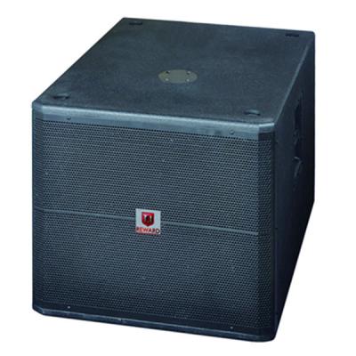 China 18'' subwoofer 600W RMS bass for indoor outdoor sound halls karaokes discos professional power audio speaker loudspeaker for sale