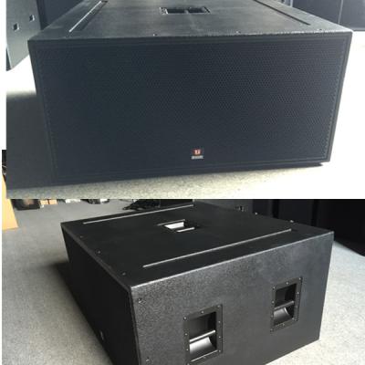 China Dual 18'' Subwoofer 2500W RMS 5000W Peak pro audio subwoofer  power speaker box outdoor concerts speaker system for sale