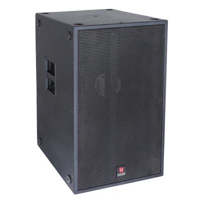 China Single 18'' Sub 1250W RMS Power pro audio subwoofer power sound loud speaker for sale