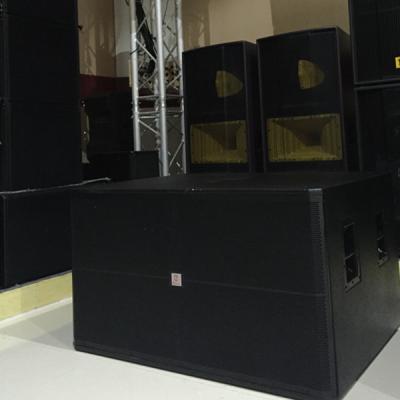 China dual 18'' pro audio subwoofer outdoor long distance speaker concerts big shows audio sound speaker box for sale