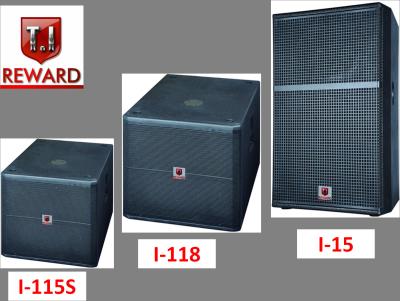 China I-115S indoor bass 15'' 500W RMS subwoofer for sale