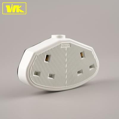 China Wk extension tow socket. 13A 2 Extension Strip BS Residential / General Purpose Rubber Plug for sale