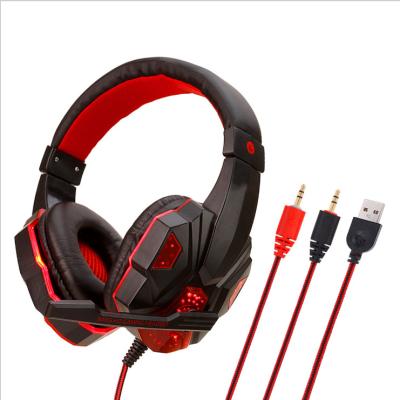 China 2022 New Hot Sale Eco-friendly 7.1 Surround - Sound Noise Canceling Gaming Headset Earphones With Mic&RGB Light For PS4 for sale