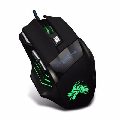 China Amazon 1600DPI Gaming Mouse 7D USB LED Optical Gaming Mouse Sale High Quality Factory Price Optical 7D Mouse Best of Promotion Gift for sale