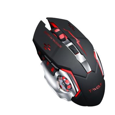 China 3D BAJEAL Sports Game Racing 7 Color Backlight Breathable Comfort Rechargeable Wireless Gaming Mouse Gamer Mice for sale