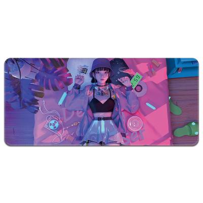 China Large gaming mouse pad set original beauty animation e-sports Internet cafe game computer keyboard pad two-dimensional desktop student for sale