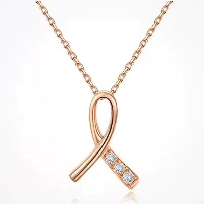 China CLASSIC jewelry factory hot sale line of light real gold Diamond Necklace For Female series 18k/14k pendant for sale