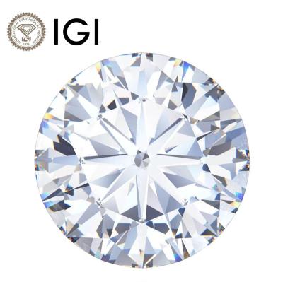 China Jewelry Making China Wholesale IGI DF VVS-SI Lab Diamond Hpht Certified Real HPHT Diamond 0.01-2 Carat IGI Lab Grown Diamond for sale