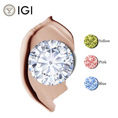 China Jewelry Making China Wholesale Diamond Hpht Certified Real HPHT Diamond 0.3Carat from IGI DF VVS-SI Lab 4Carat to Carat IGI Lab Developed Diamond for sale