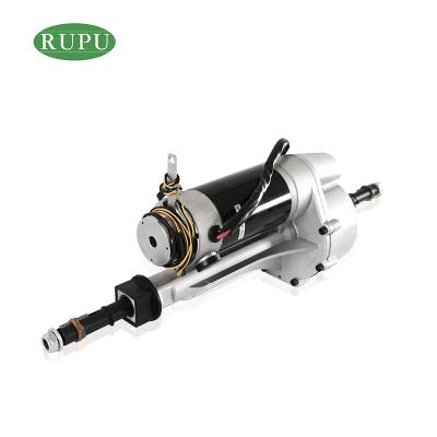 China Low Noise Electric Car RUPU 24V DC Brush Motor Wheelchair Motor Golf Cart Transaxle for sale