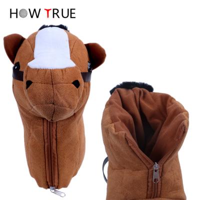 China Protect Golf Club Head New Fashion Fairway 1 Wooden Golf Club Head Covers Horse Head Golf Club Covers Headcover Knit Golf Club Head Cover for sale