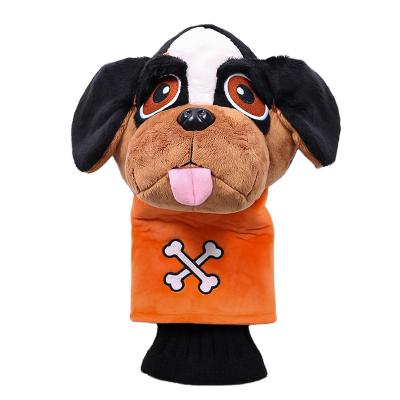 China Durable Custom Plush Headcover Golf Club Logo Golf Club Head Cover Device for sale