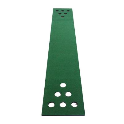 China Golf Putting Practice Factory Custom Golf Putting Patice Outdoor Practice Mat Putting Green Practice Mat 12 Hole Golf Goods for sale