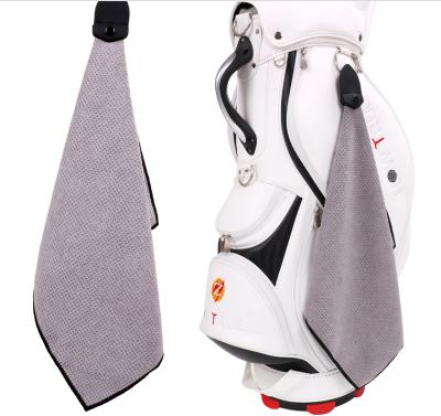 China Outdoor sports microfiber goaccessorieslf towel golf 45*50cm for sale