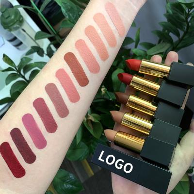 China wholesale beauty cosmetic 25 colors matte low moq lipstick private label matte lipstick for sale