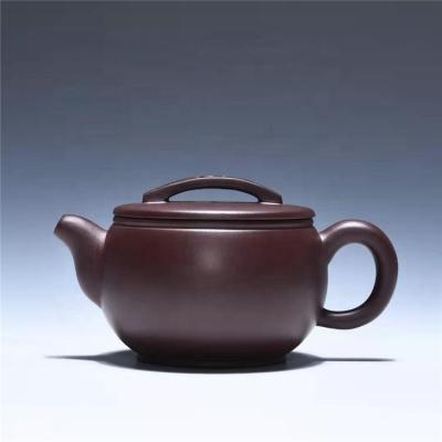 China Yixing Handmade Purple Clay Tea Pot Set 180cc Gift Ceramic Material for sale