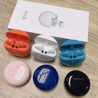 China New Arrivals Pro6 Tws Mini Call Earbuds Stereo Headphone Perfect Sound Wireless Earbuds With Charging Box pro 6 pro5 4 for sale