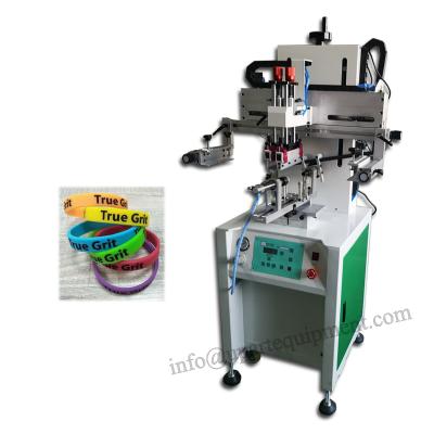 China Pneumatic Mugs Factory Price Single Color Silicon Wristband Screen Printing Machine For Sale for sale