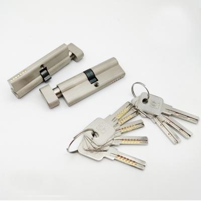 China Easy Installation Full Brass Master Keys Lock Cylinder Administrator Keys Lock Three Level Door Lock Keys Cylinder for sale