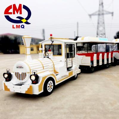 China CE Certification diesel Engine Capacity 40 seats city use trackless train for sale