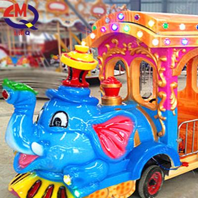 China attraction ride electric ride on train garden track train rides en venta