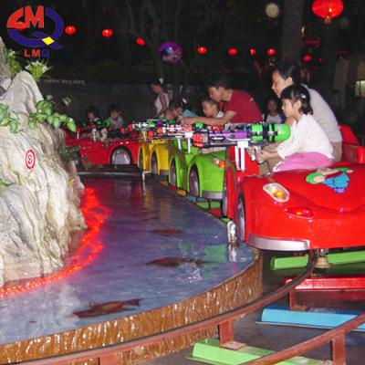 China Popular Attraction water gun track train water shooting track train water shooting amphibian tank for sale