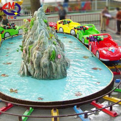 China Popular Amusement Rides water tank shooting train amphibian tank For Children à venda