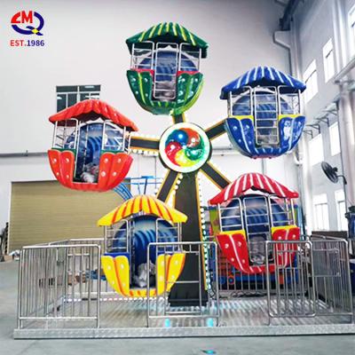 China Indoor And Outdoor Playground 5 Cabins kids ferris wheel rides zu verkaufen