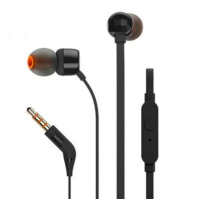 China T110 In-Ear Wired Deep Bass Sports Headset 3.5mm Jack Music In-line Headphones Handsfree Control With Microphone TUNE110 For JBL for sale