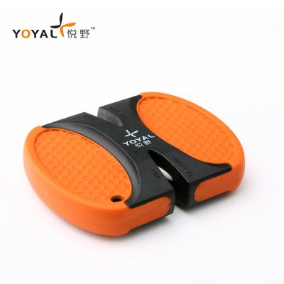 China YOYAL TY1301 Pocket Knife Camping Orange Steel Knife Sharpener for sale