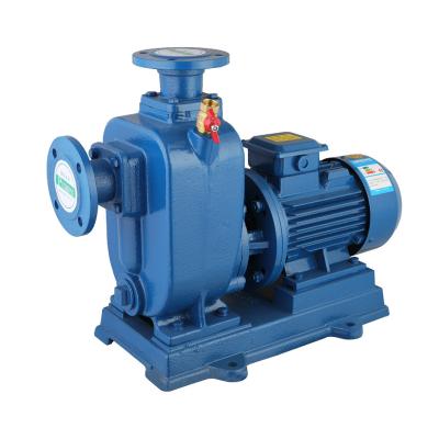 China Buildings HRZL ZX Commercial High Flow 2 4 6 8 Inch Electric Self Priming Water Pump 20 50 HP for sale