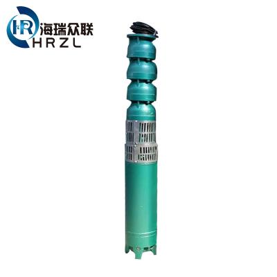 China Commercial Buildings HRZL QJ High Head 20hp 100m Well Deep Well Submersible Pump for sale