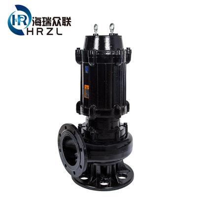 China Food and beverage industry QW 50 HP 100 M3/H non clogging submersible sewage pump for sale