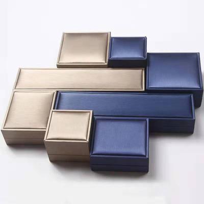 China Eco-friendly Luxury PU Leather Jewelry Package High Quality Jewelry Gift Boxes for sale