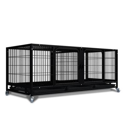 China Single Layer Breathable Pet Breeding Cage Mother And Kids Cage With Separation For Dogs And Cats (XL) for sale