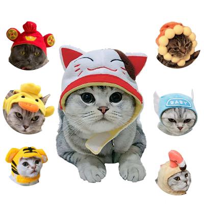 China Various Designs Sustainable Plush Pet Festival Hat Pet Christmas Costume Hat for sale