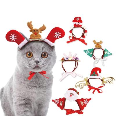 China Various Designs Sustainable Pet Christmas Headwear Pet Carnival Headwear for sale