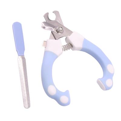 China Viable Pet Nail Dog Nail Cutter with Curved Handles and Small Baffle Sheet for Protective Pet Nail(s) for sale