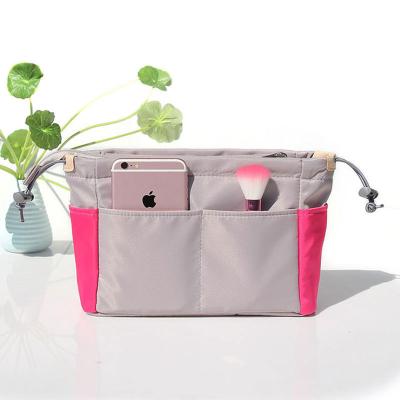 China Hot Sale China Suppliers High Quality Insert Makeup Storage Bag In Bag Cable Travel Cosmetic Organizer Bag for sale