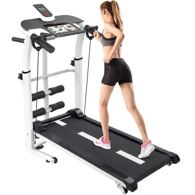 China Non-motor Home Use Foldable Fitness Walking Manual Treadmill for sale