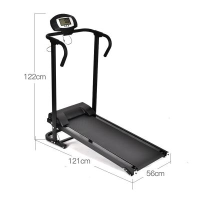 China Household Fitness Equipment Home Indoor Machine Manual Treadmill With LCD Display for sale