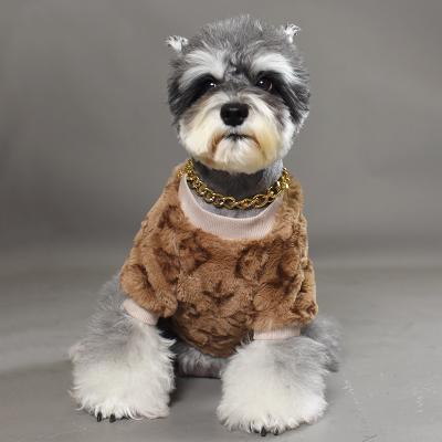 China LN Winter Designer Dog Clothes Jacket Coat Stocked Warm Luxury Hoodie for sale