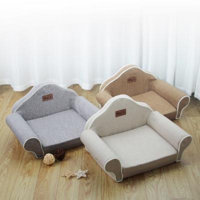 China High Quality Breathable Comfortable Beds Dogs Cushion Washable Soft Foldable Pet Bed Dogs And Cats Restful Sofa for sale