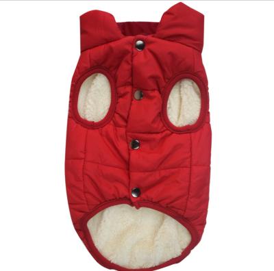 China High Quality Fleece Stocked Luxury Warm Dog Clothes Dog Coat Pet Apparel for sale