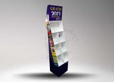 China High Strength Magazine Stationery Display Stand / Cardboard Book Display for sale