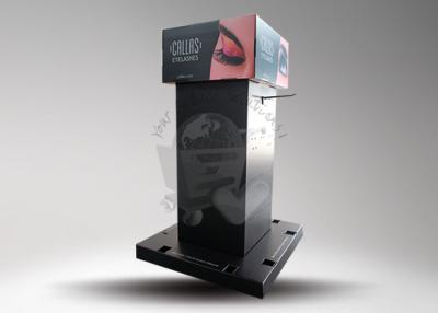 China Promotion Four - side / Rotating Cardboard Hook Display Printed in Black for sale