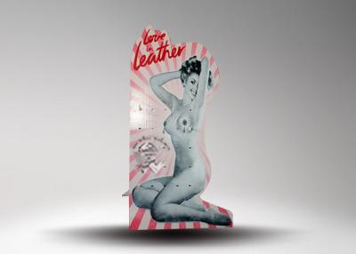 China Attractive Cardboard Standee with Sexy Artwork printing For Women Products for sale